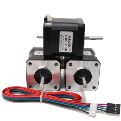 Free shipping Nema 17 Stepper Motor Double Shaft Stepping Mo