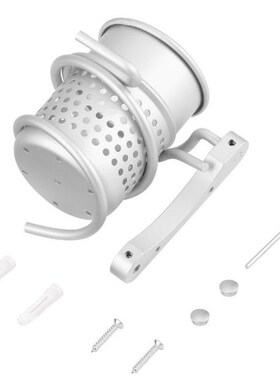 Aluminum Wall Mounted Hair Dryer Drier Cutout Comb Holder Ra