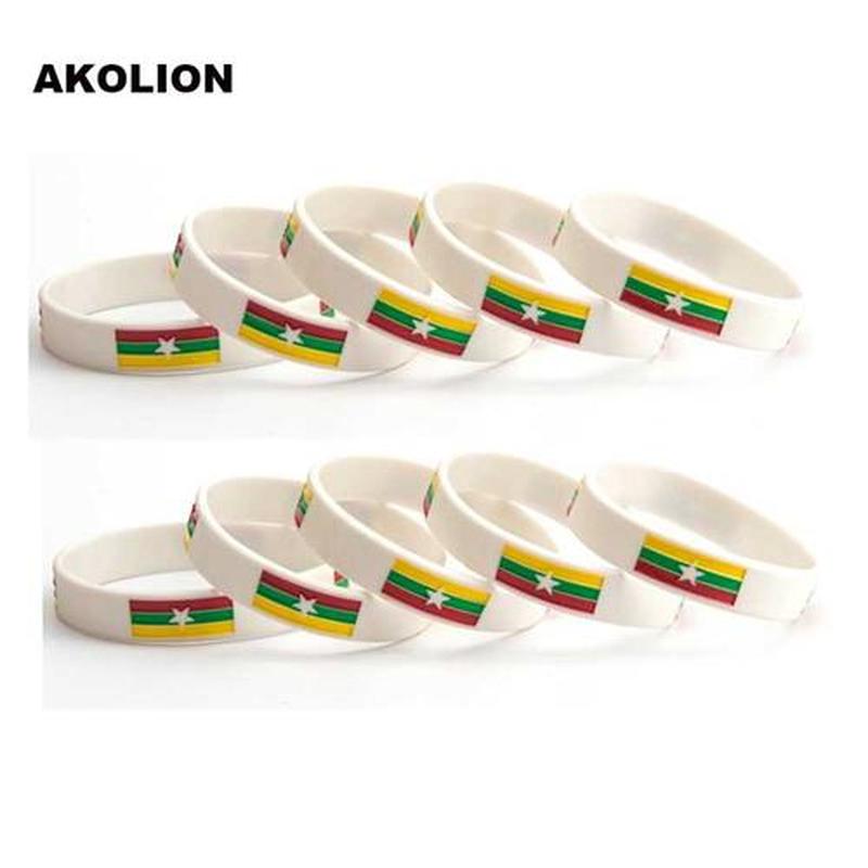 Syria Flag Silicone Rubber Bracelets Sports Wrist Band Bang