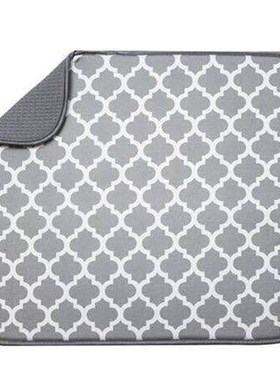 Dish Drying Mat For Kitchen Sink Drainer Microfiber Cushion