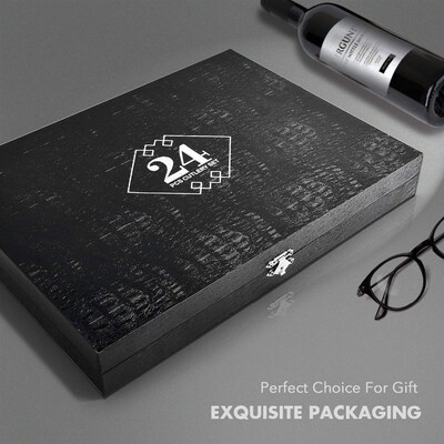 24PCS Silverware Tableware Cutlery Set Box 18/10 Stainless S