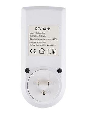 US/EU Plug Plug in Timer 24h 7day Week Timer LCD Display Tim