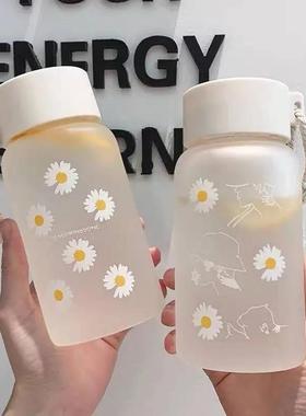 Botella de agua esmerilada de plástico coreano de