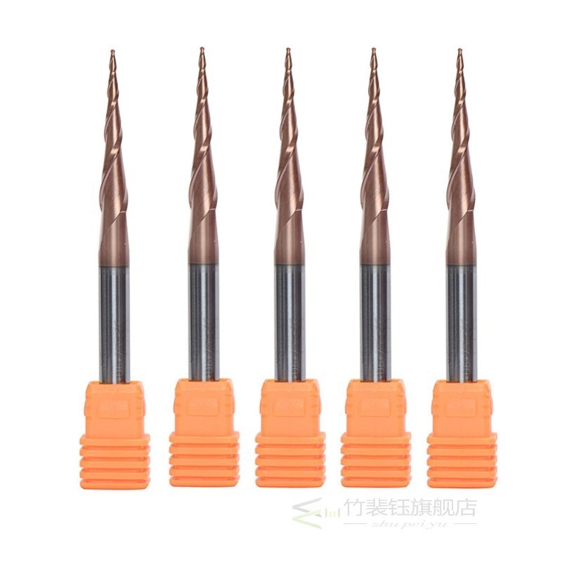5pcs/Lot HRC62 Coated D4 D6 Solid Carbide 4mm 6mm Ball Nose