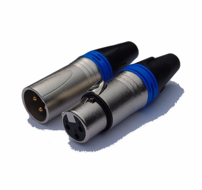 High quality 200pcs/lot 3Pin XLR Connector with 100 PCS NC3M