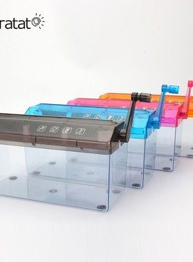 Mini Shredder Small Desktop Hand-cranked A4 Paper Shredder O