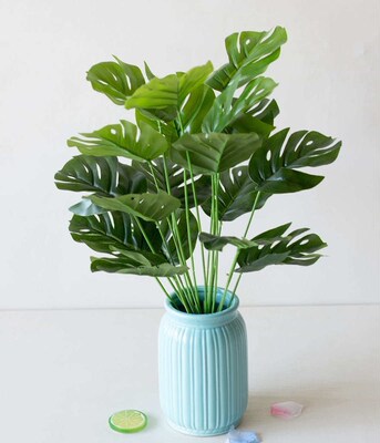 18 Fork Turtle Leaves Bouquet Artificial Plants Home Wedding