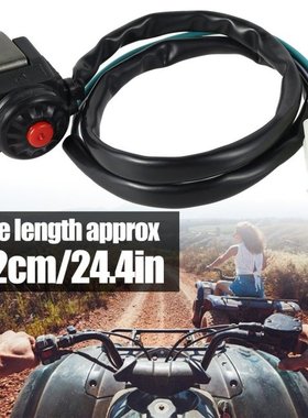 Universal Motorcycle Kill Switch Red Push Button Horn Starte