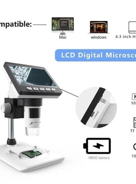 1000X USB Electronic Microscope LCD Digital Microscope Camer