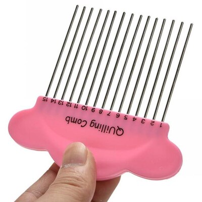 New Arrival DIY Cloud Paper Quilling Comb Plastic Holder Ori
