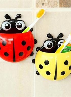 Bathroom Cartoon Toothbrush Holder Toothpaste Wall Suction