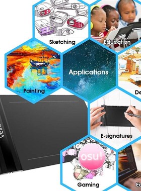 Drawing Tablet VEIKK S640 Graphic Drawing Tablet Ultra-Thin