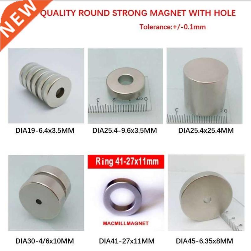 Neodymium Magnet With Hole N35 NdFeB Round Super Powerful St
