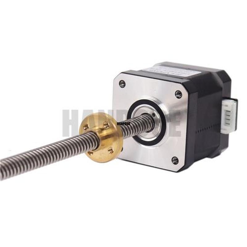 3PCS NEMA17 stepper motor L310mm 17HS4401S T8 screw 42x40 4