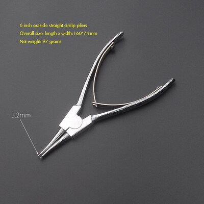 Precision Circlip Pliers, Straight / Angle Tip Lock Ring Pli