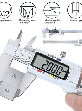 Digital Caliper Stainless Steel Electronic Vernier Calipers