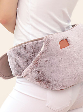 Rabbit Faux Fur Hot Water Bags Waist Wither Hand Warmers Sof
