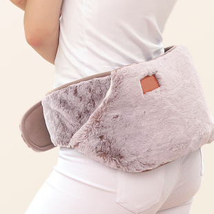 Rabbit Faux Fur Hot Water Bags Waist Wither Hand Warmers Sof
