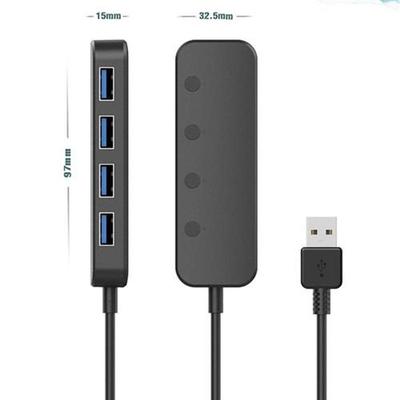 USB .0 Hub 4 Port USB Distributor Data Hub with Independent