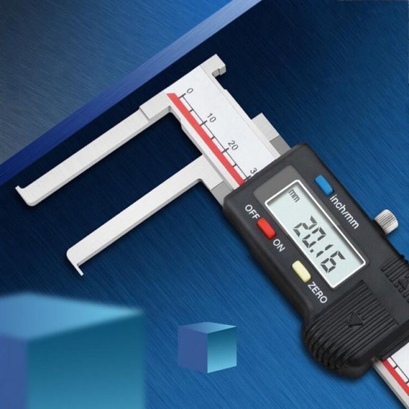 Electronic Digital Vernier Caliper Flat Head Inner Groove Ca
