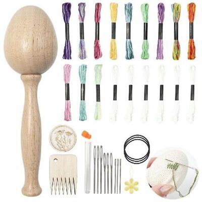 DIY Wooden Egg Smooth Darning Mushroom Patchwork Tool