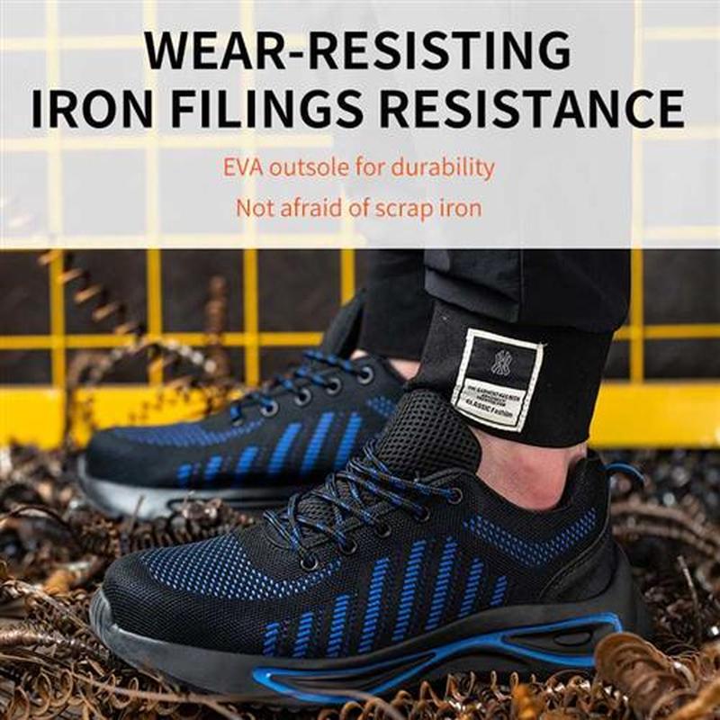 Lightweight Work Shoes For Men Safety Work Ankle Boots With