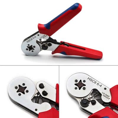 ZENHOSIT HSC8 6-4 Insulated Terminal Crimping Plier For 0.25