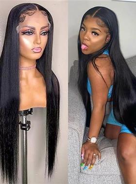 30 Inch 5x5 Closure Wigs Straight Lace Frontal Wig For Women