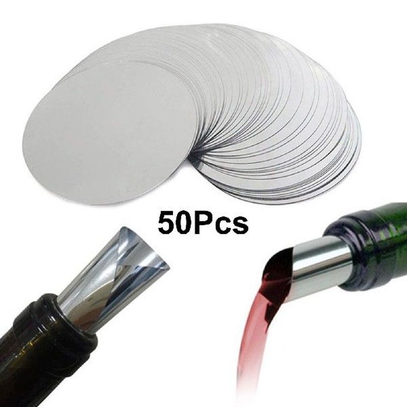 Wine Pour Disc Slice - Party Supplies 50 Pcs Drop Stop Pour