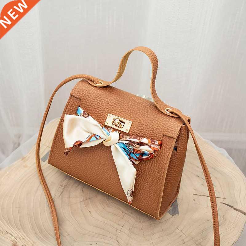 PU Leather Bow-Knot Shoulder Bag Messenger Purse Bag Women S