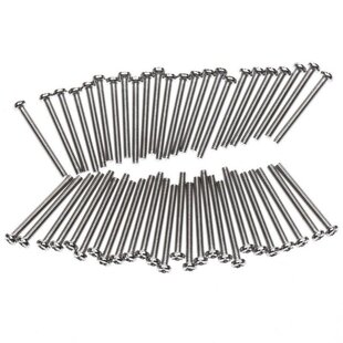 50Pcs M2 Phillip Plain Screws Bolts M2x20mm Stainless Steel