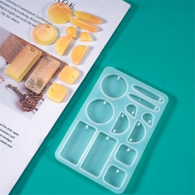 Earrings Dangler Casting Resin Silicone Mold DIY Crafts Jewe