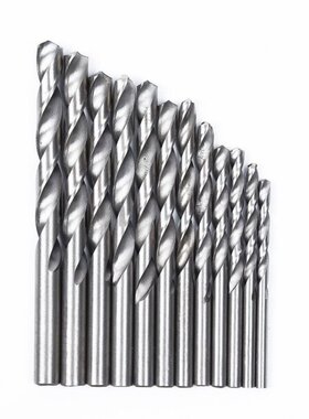 19Pcs HSS High Speed Steel Twist Diamond Drill Bit Set Coate