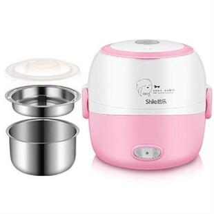 Rice Cooker Thermal Heating Electric Lunch Box  Portable