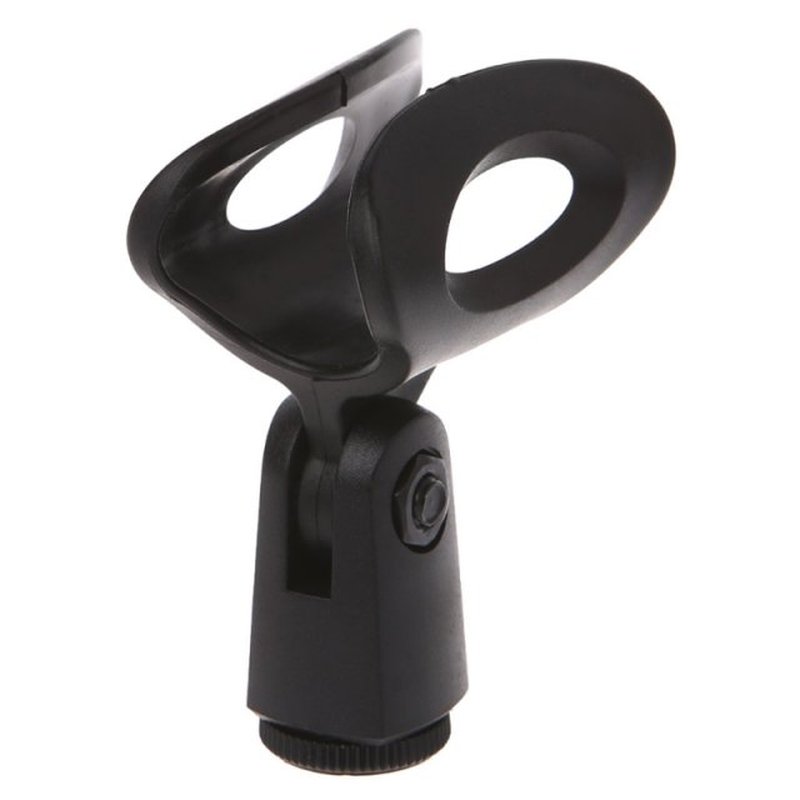 Flexible Microphone Mic Stand Accessory Plastic Clamp Clip H
