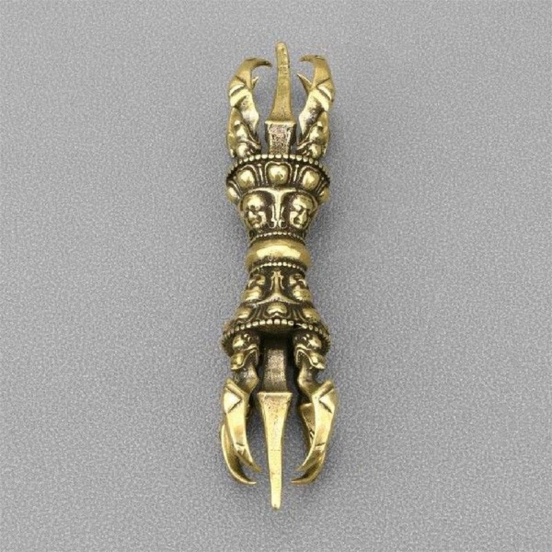 Little Vajra Plunger Wisdom of Buddhism Copper Ornament  for