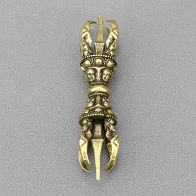 Little Vajra Plunger Wisdom of Buddhism Copper Ornament  for