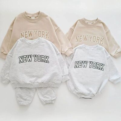 INS Kids Boys New York Sweatshirt & Jogger Pants Set
