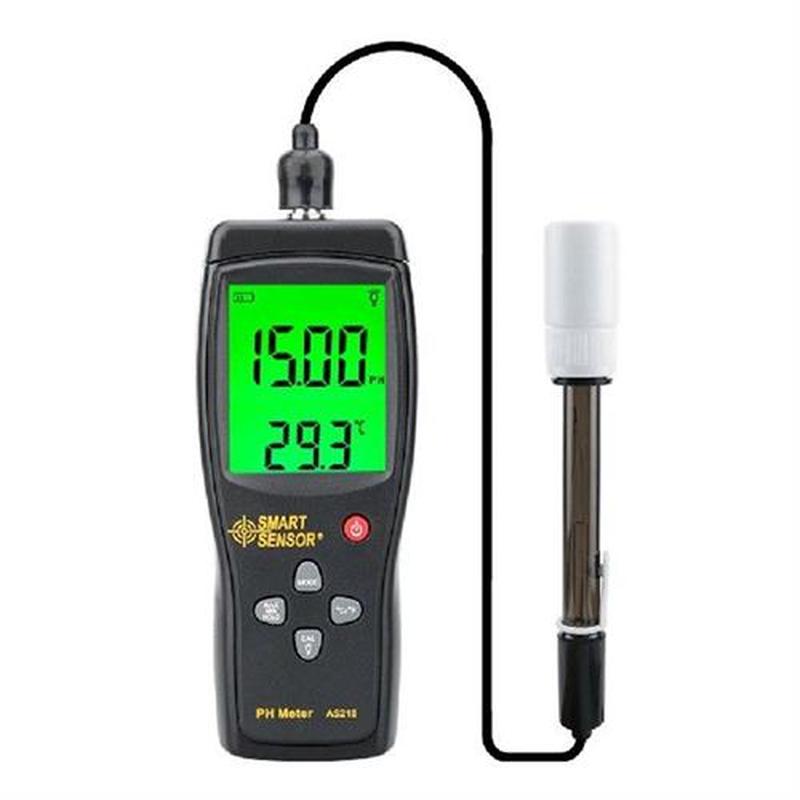 Smart Sensor AS218 Digital PH Meter 0.00 ~ 14.00pH Soil PH
