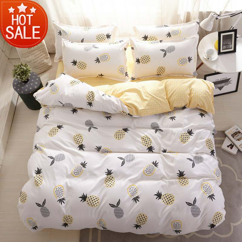 bed sheets set cotton quilt duvet cover beddings 4sets Queen