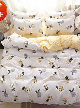 bed sheets set cotton quilt duvet cover beddings 4sets Queen