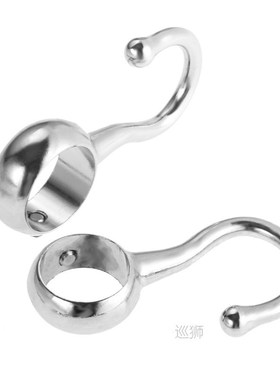 10pcs J Typed Hooks Tube Rod Hooks Bathroom Wardrobe Pipe Ha