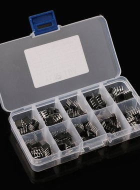 100Pcs DIP IC Kit NE555 UC3842 UC3843 UC3845 24C02 24C04 24C