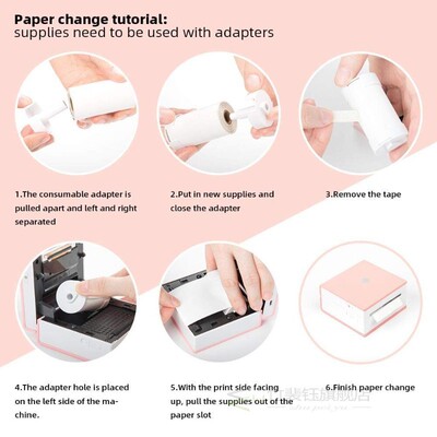 Phomemo Mini Portable Bluetooth Thermal Printer M02 Pocket S