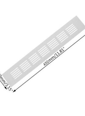 Aluminum Alloy Metal Air Vent Louvred Grill Cover Ventilatio