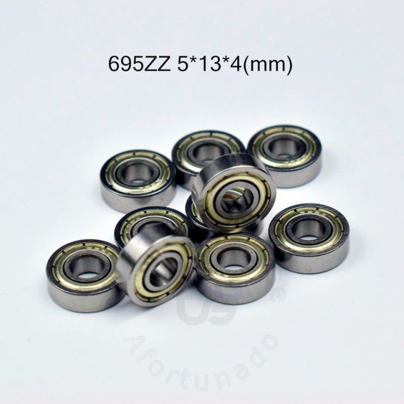 10pcs 695ZZ 5*13*4(mm) free shipping chrome steel Metal Sea