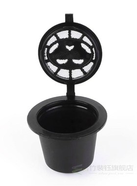 6PC/Set Reusable Nespresso Coffee Capsules  With Spoon Brush