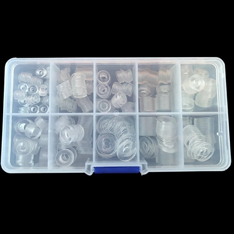 500PCS PVC Washers M3 M4 M5 M6 Soft/Hard Plastic Gasket Tran