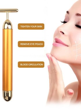 24k Energy Beauty Bar Vibrating Facial Slimming Face Massag