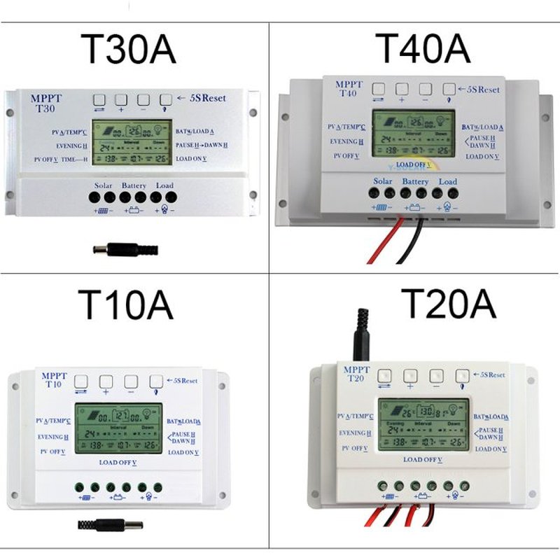 1PCS Solar Charge Controller MPPT 10A 20A 30A 40A 12V/24V Au